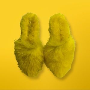 Your Olivia vonHallie Contessa Saffo merino wool slippers are the made from wool